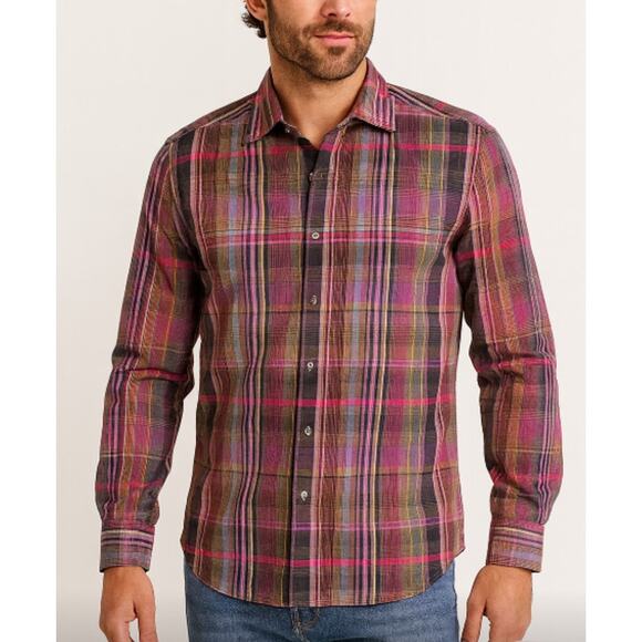 Ted Baker London Long Sleeves Button Down Shirt Multicolor Size‎ 4 - Picture 1 of 7